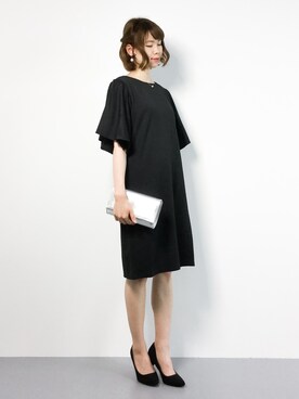 「Color（カラー）のアイテム（ワンピース）」を使った、miyaseさん（レディース・166cm）の夏コーディネート
