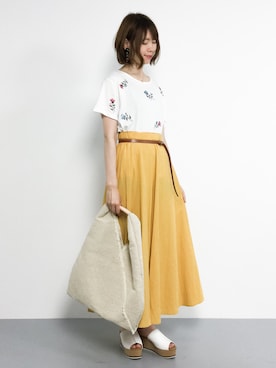 miyaseさん（レディース・166cm）の夏コーディネート