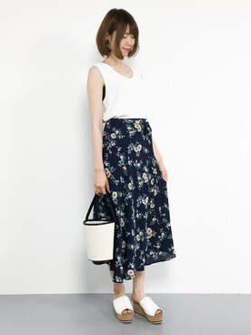 miyaseさん（レディース・166cm）の夏コーディネート