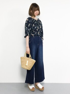 miyaseさん（レディース・166cm）の夏コーディネート