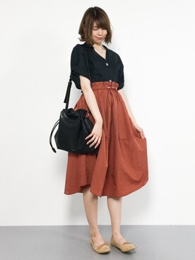 miyaseさん（レディース・166cm）の夏コーディネート