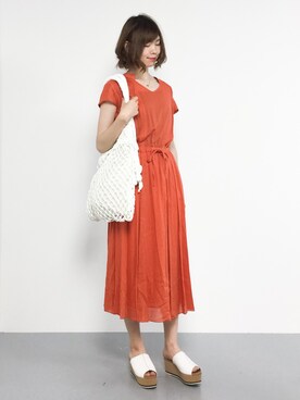 miyaseさん（レディース・166cm）の夏コーディネート