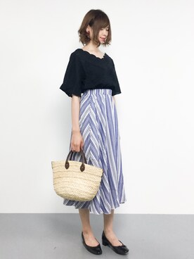 miyaseさん（レディース・166cm）の夏コーディネート