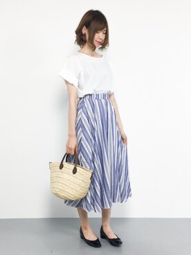 miyaseさん（レディース・166cm）の夏コーディネート