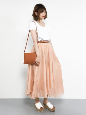 miyaseさん（レディース・166cm）の夏コーディネート