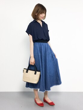 miyaseさん（レディース・166cm）の夏コーディネート