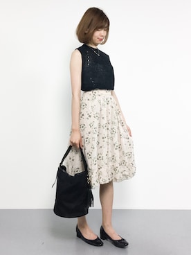 miyaseさん（レディース・166cm）の夏コーディネート