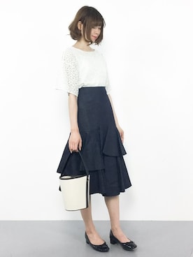 miyaseさん（レディース・166cm）の夏コーディネート