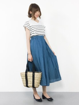 miyaseさん（レディース・166cm）の夏コーディネート