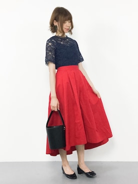 miyaseさん（レディース・166cm）の夏コーディネート