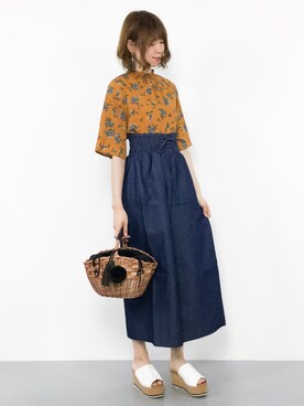 miyaseさん（レディース・166cm）の夏コーディネート