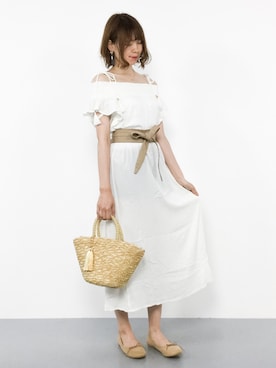 miyaseさん（レディース・166cm）の夏コーディネート