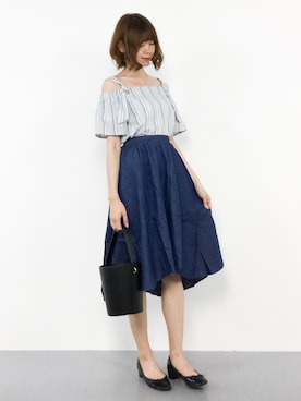 miyaseさん（レディース・166cm）の夏コーディネート