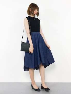 miyaseさん（レディース・166cm）の夏コーディネート