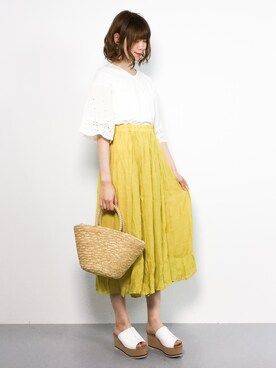 miyaseさん（レディース・166cm）の夏コーディネート