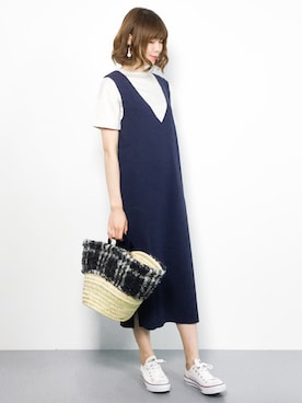 miyaseさん（レディース・166cm）の夏コーディネート