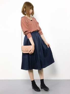 miyaseさん（レディース・166cm）の秋コーディネート