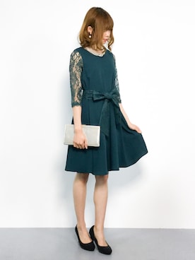 「Luxe brille（リュクスブリエ）のアイテム」を使った、miyaseさん（レディース・166cm）の秋コーディネート