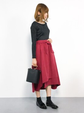 miyaseさん（レディース・166cm）の秋コーディネート