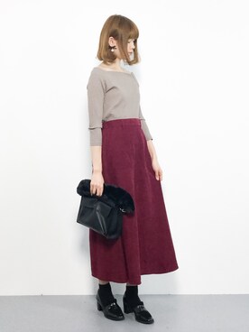 miyaseさん（レディース・166cm）の秋コーディネート