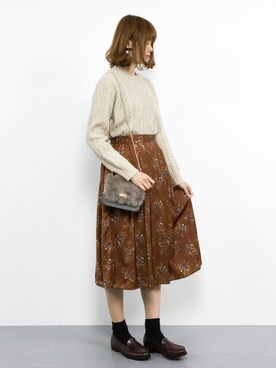 miyaseさん（レディース・166cm）の秋コーディネート