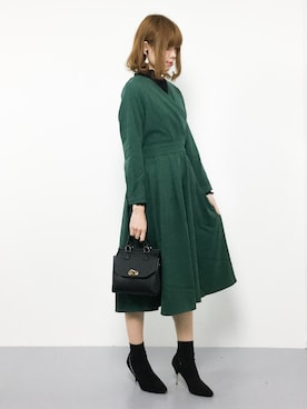 miyaseさん（レディース・166cm）の冬コーディネート