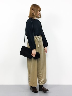 miyaseさん（レディース・166cm）の冬コーディネート