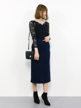 miyaseさん（レディース・166cm）の冬コーディネート