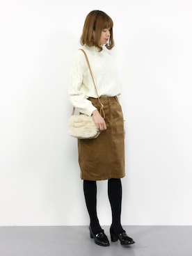 miyaseさん（レディース・166cm）の冬コーディネート