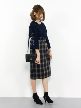 miyaseさん（レディース・166cm）の冬コーディネート