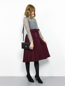 miyaseさん（レディース・166cm）の冬コーディネート