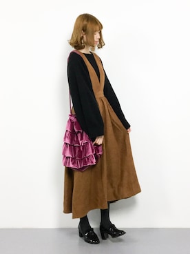 miyaseさん（レディース・166cm）の冬コーディネート