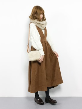 miyaseさん（レディース・166cm）の冬コーディネート