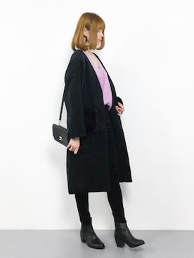 miyaseさん（レディース・166cm）の冬コーディネート