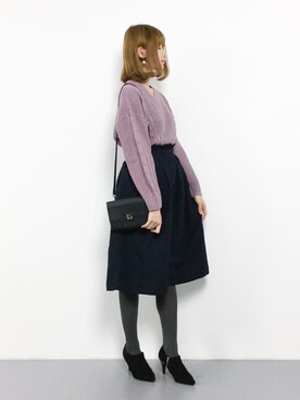 miyaseさん（レディース・166cm）の冬コーディネート