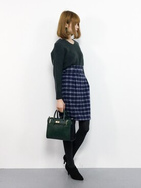 miyaseさん（レディース・166cm）の冬コーディネート