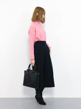 miyaseさん（レディース・166cm）の冬コーディネート