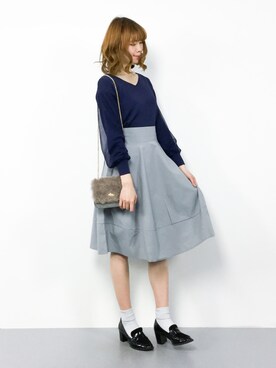 miyaseさん（レディース・166cm）の冬コーディネート