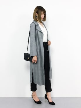 「UNRELISH（アンレリッシュ）のアイテム」を使った、miyaseさん（レディース・166cm）の春コーディネート