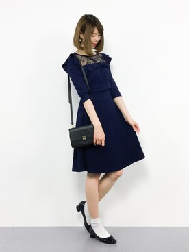 「フリルトップス」｜miyaseさん（レディース・166cm）の春コーディネート