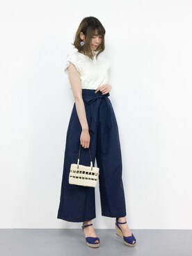 miyaseさん（レディース・166cm）の夏コーディネート