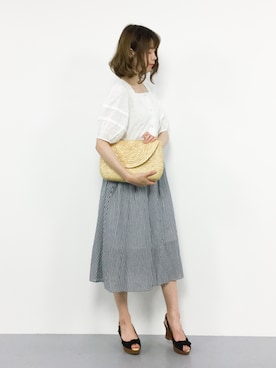 miyaseさん（レディース・166cm）の夏コーディネート