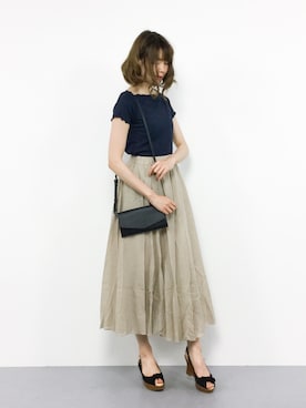 miyaseさん（レディース・166cm）の夏コーディネート