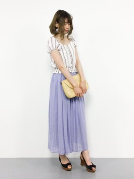 miyaseさん（レディース・166cm）の夏コーディネート