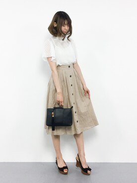 miyaseさん（レディース・166cm）の夏コーディネート