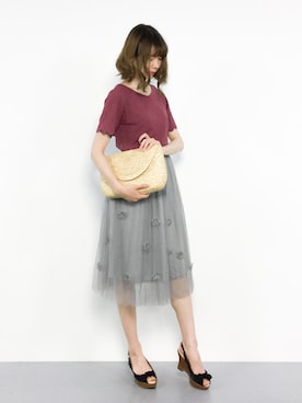 miyaseさん（レディース・166cm）の夏コーディネート