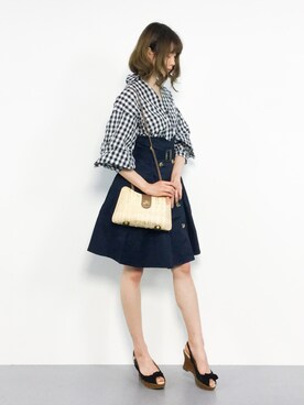 miyaseさん（レディース・166cm）の夏コーディネート