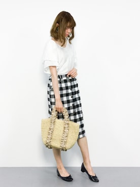 miyaseさん（レディース・166cm）の夏コーディネート