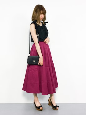 miyaseさん（レディース・166cm）の夏コーディネート