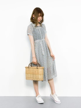 「TIMELESS COMFORT（タイムレスコンフォート）のアイテム」を使った、miyaseさん（レディース・166cm）の夏コーディネート